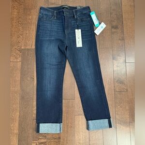 NWT Eco Liverpool cropped/ cuffed jeans- Size 6